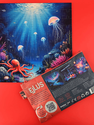 Puzzle em estojo - Oceano