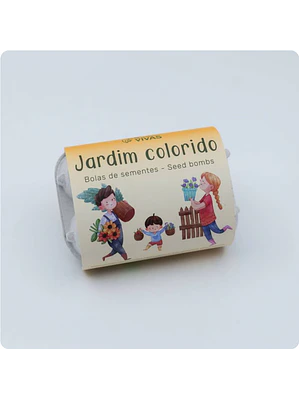 Bolas de Sementes - Jardim Colorido