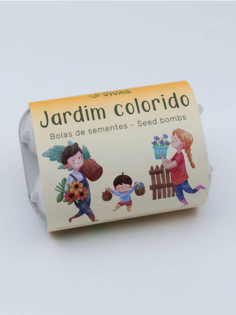 Bolas de Sementes - Jardim Colorido 1