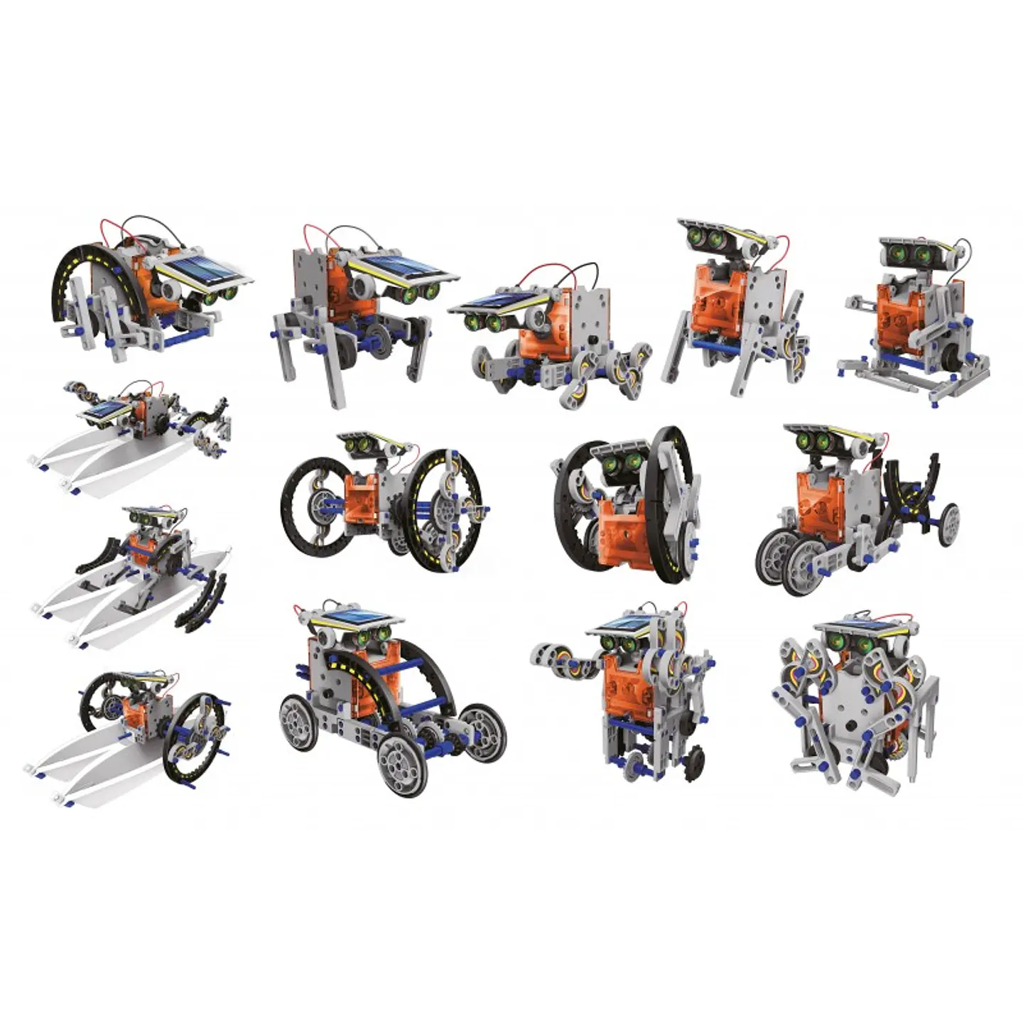 Energia solar 14 em 1 - 180 pcs 6