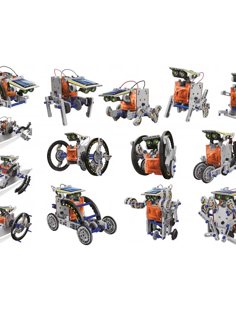 Energia solar 14 em 1 14 modelos 180 pcs 6