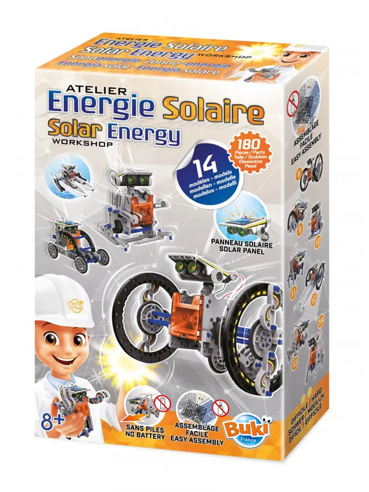 Energia solar 14 em 1 14 modelos 180 pcs 1