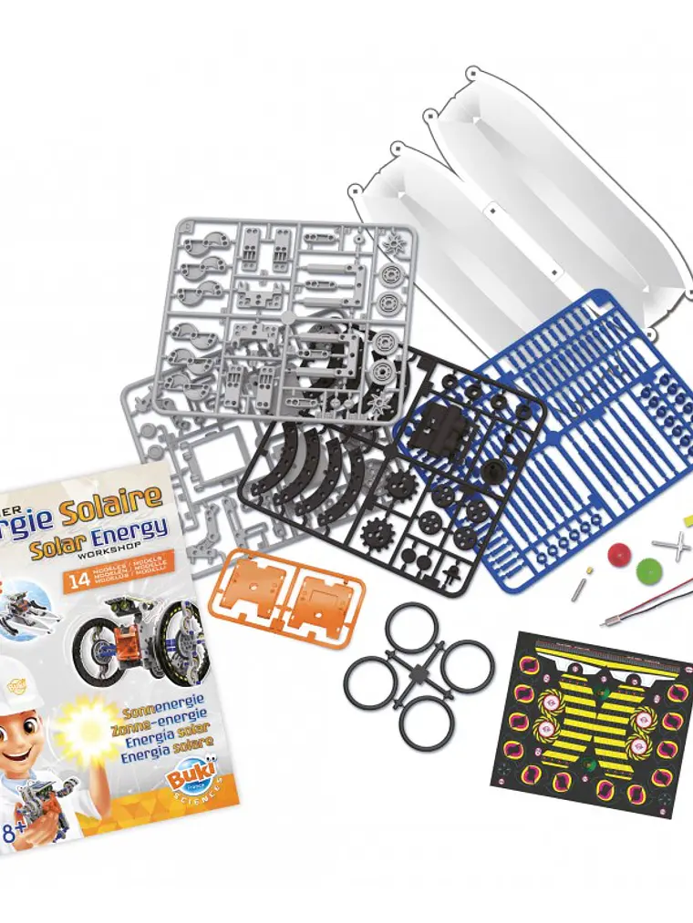 Energia solar 14 em 1 14 modelos 180 pcs 7