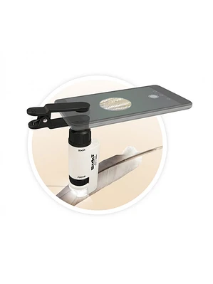 microscopio bolso 120X c/ adaptador smartphone