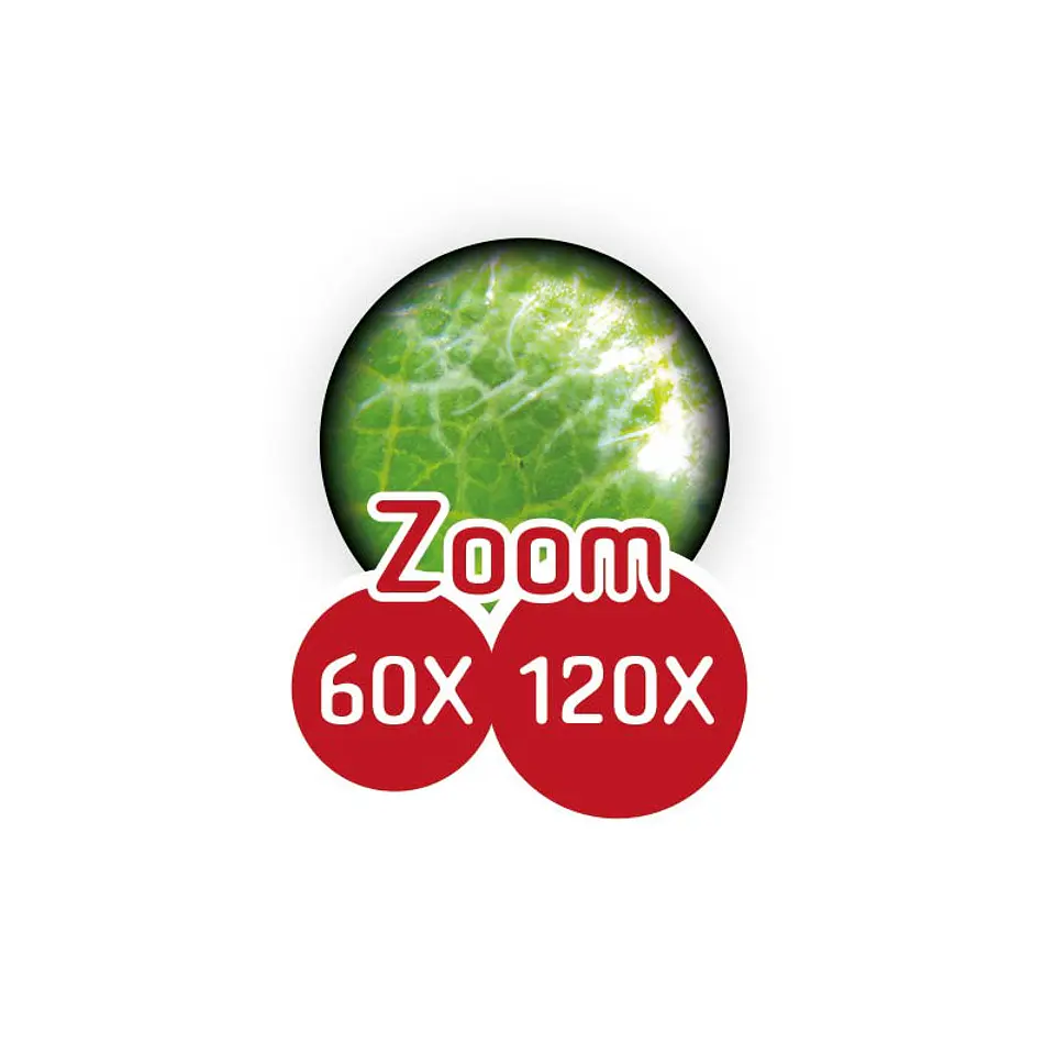 Microscopio bolso 120X c/ adaptador smartphone 3