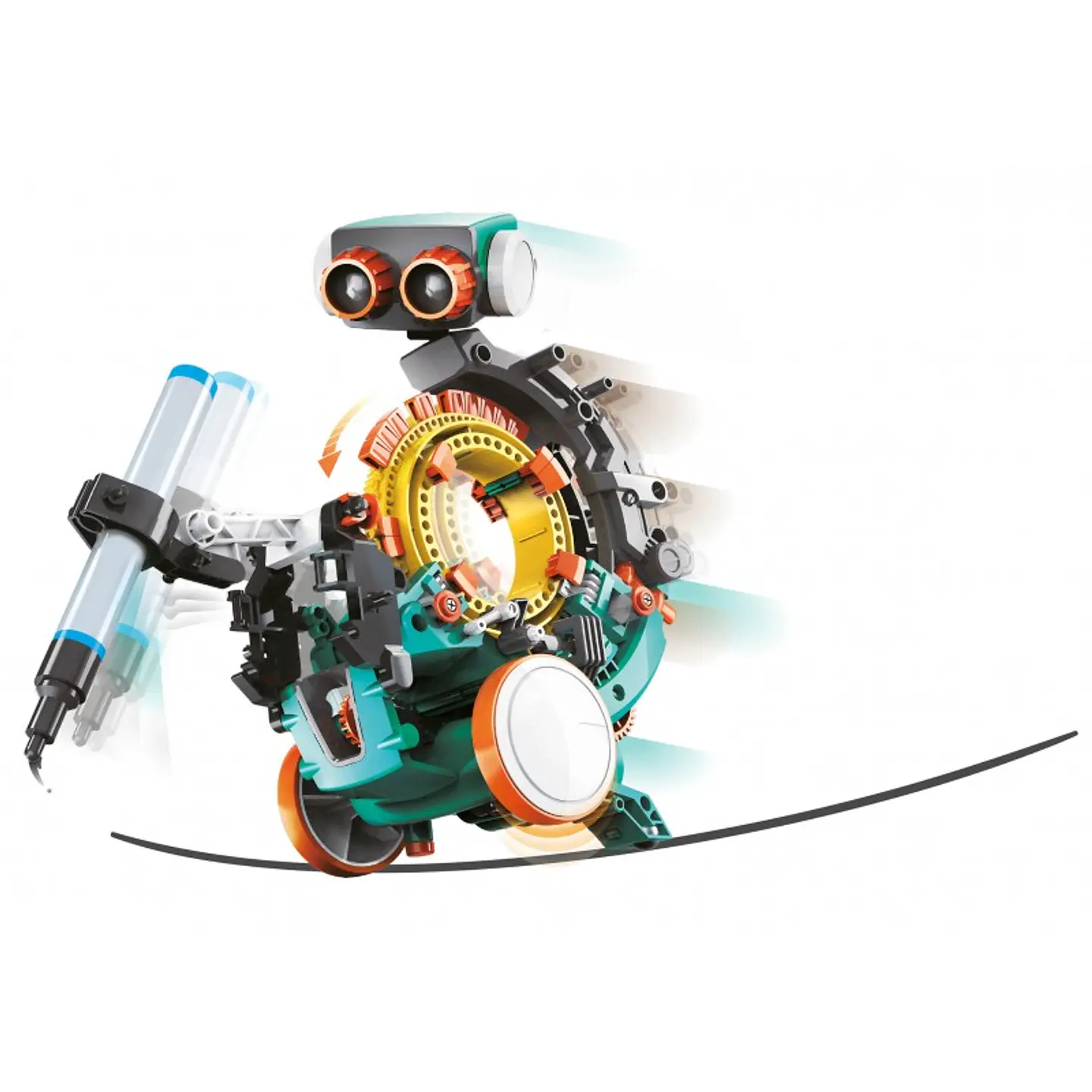 Robot Kodo 200 pcs 5 funcoes escreve/joga/leva 4