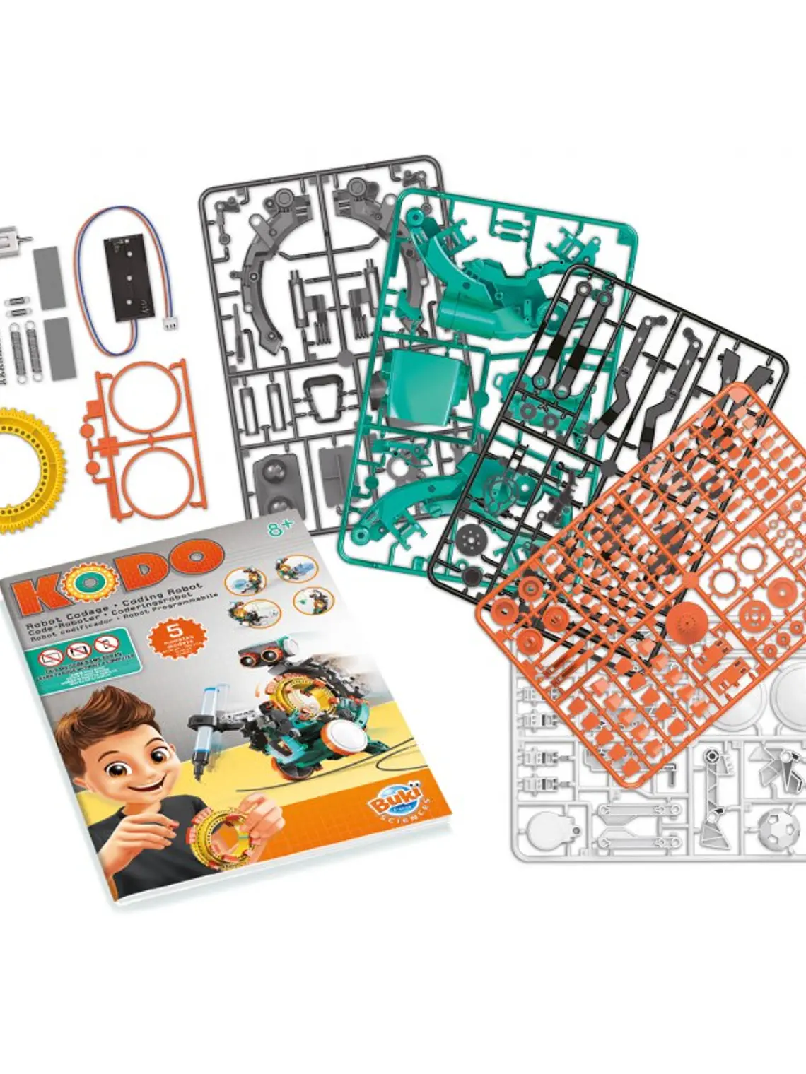 Robot Kodo 200 pcs 5 funcoes escreve/joga/leva 2