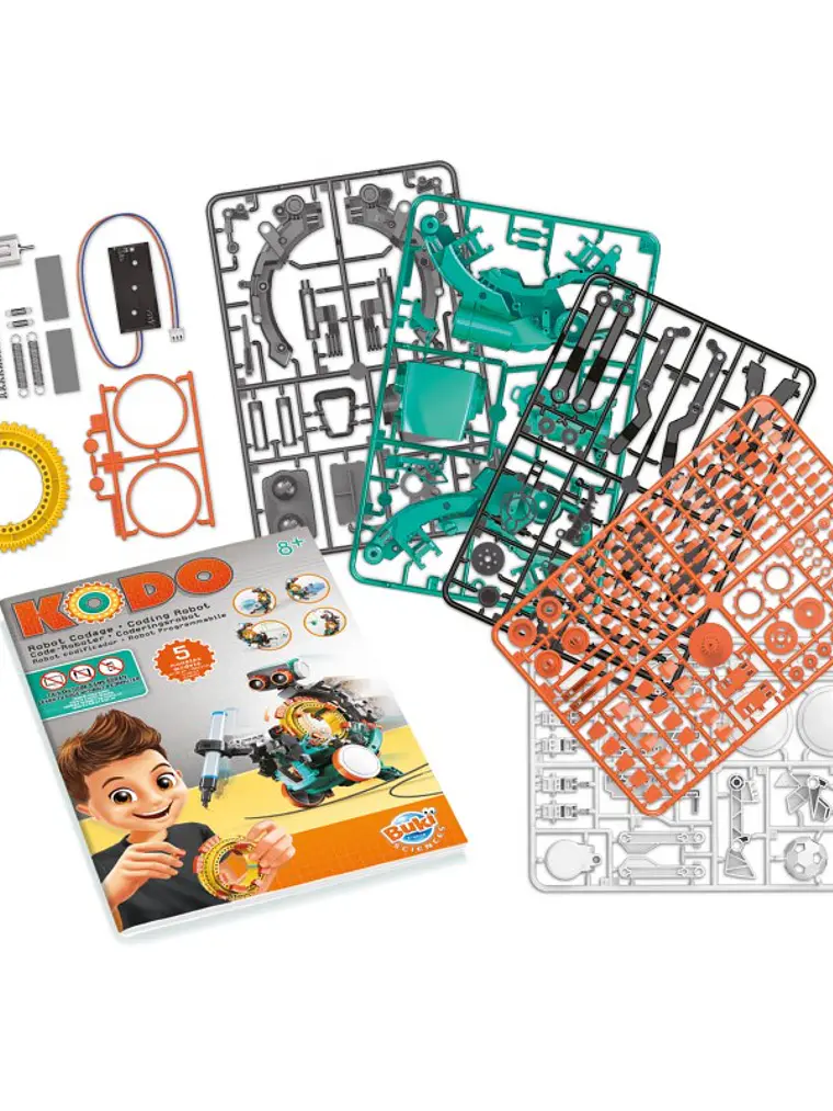 Robot Kodo 200 pcs 5 funcoes escreve/joga/leva 2