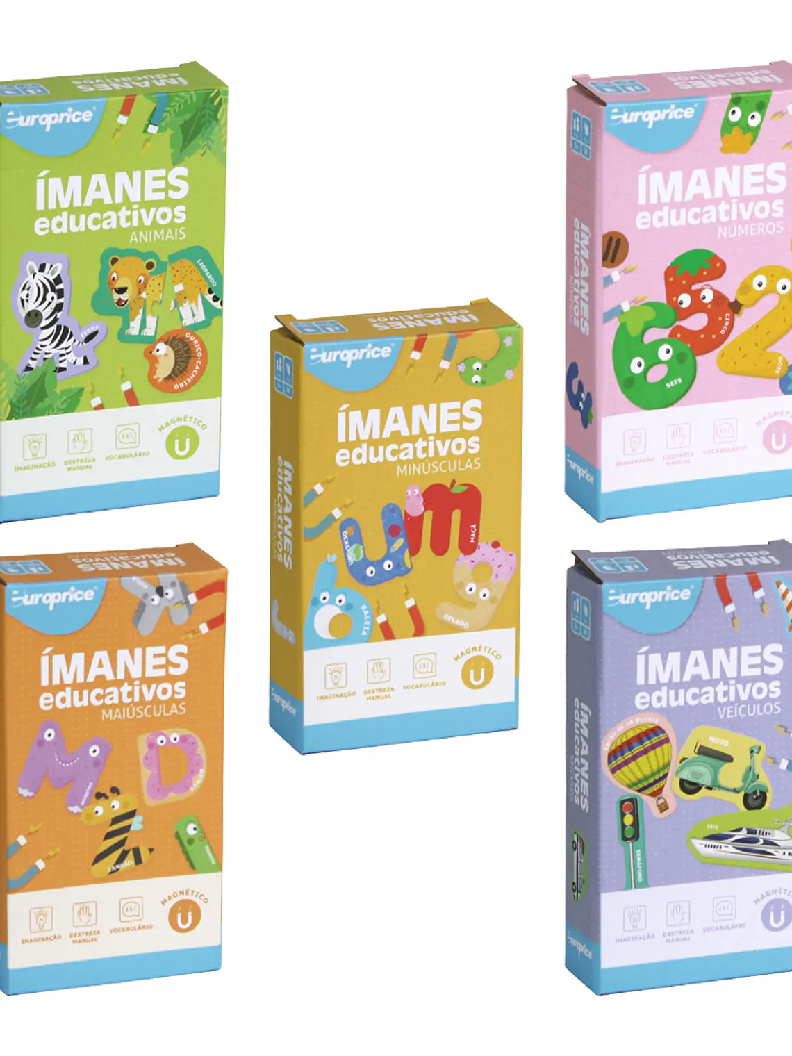 Ímanes Educativos - Maiúsculas 1