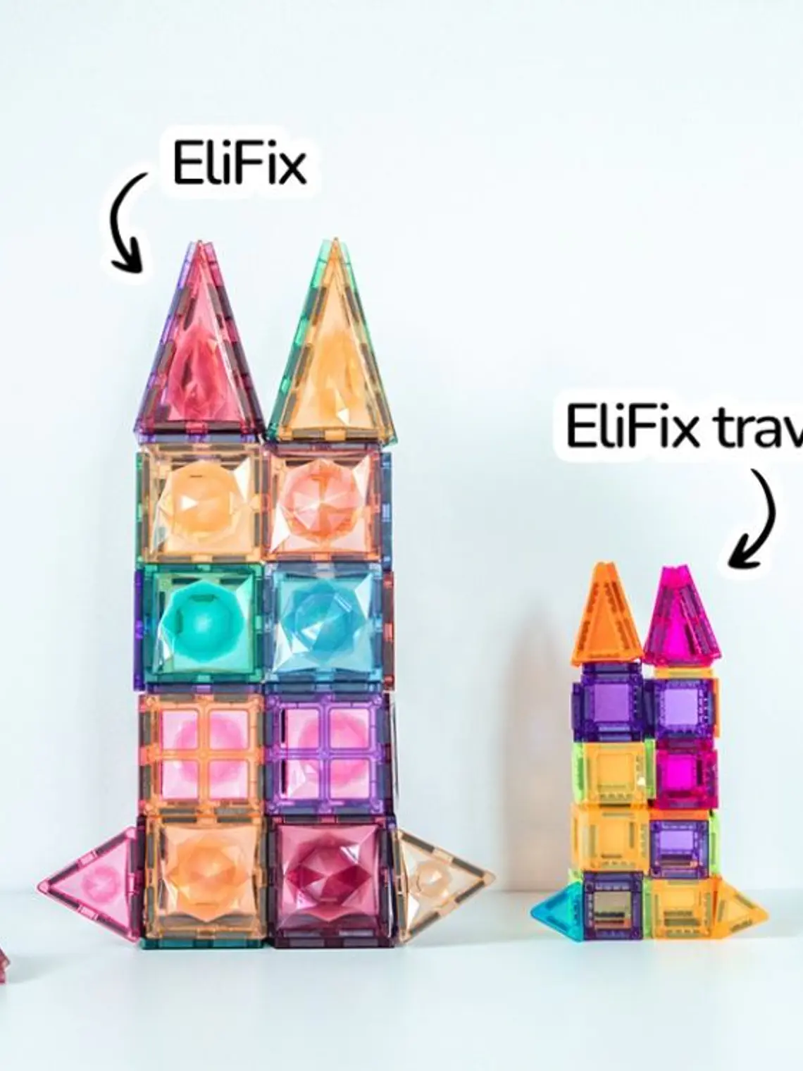 Magnetic Tiles - 100 Peças - Travel Kit 2