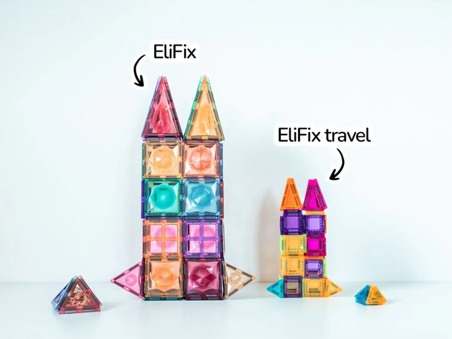 Magnetic Tiles - 100 Peças - Travel Kit 3