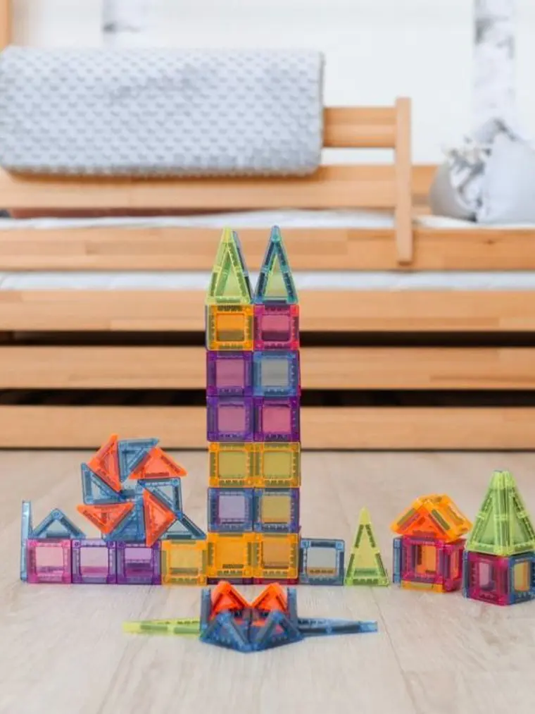 Magnetic Tiles - 100 Peças - Travel Kit 1