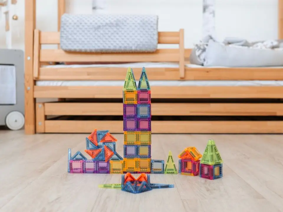 Magnetic Tiles - 100 Peças - Travel Kit 2