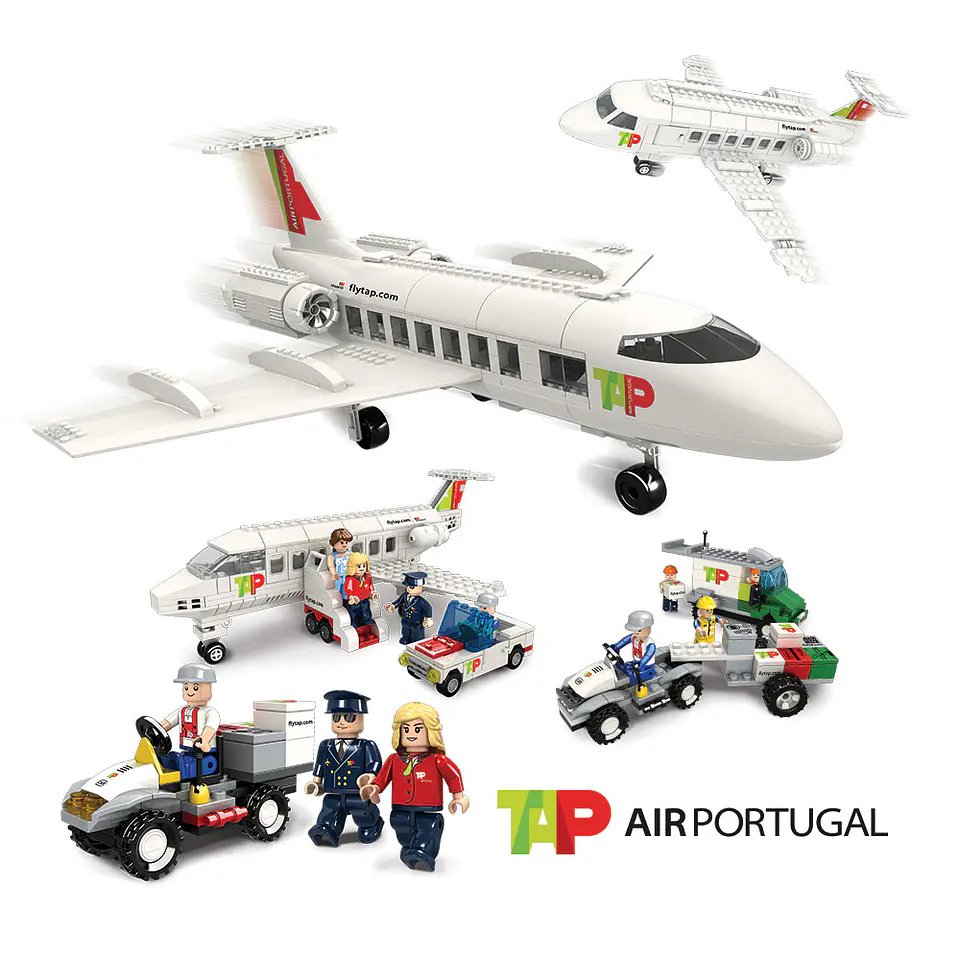 Set de construção - TAP Avião Internacional  4