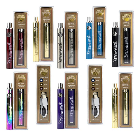 10 X Vaporizador Brass Knuckles 900mah Cargador Tipo C