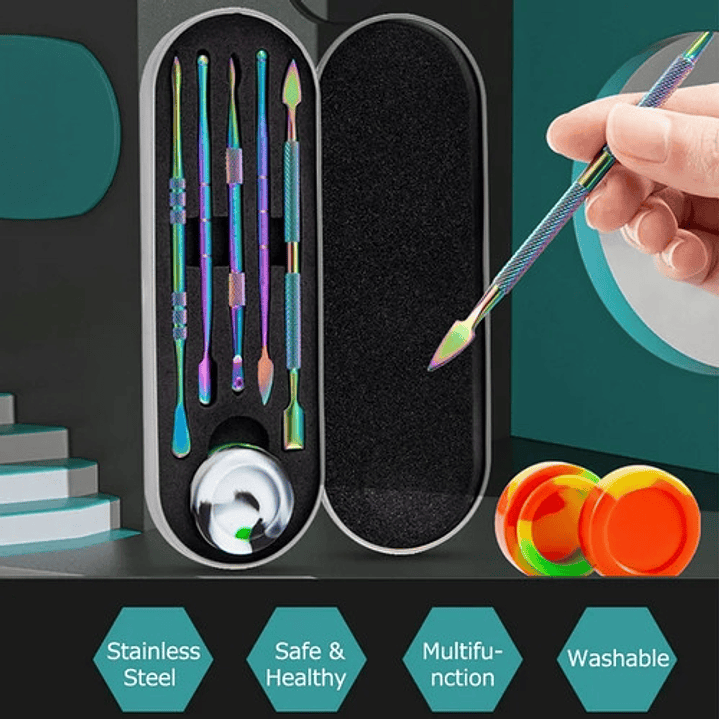 Pack 5 Dabbers Para Extracciones Con Contenedor De Regalo 2