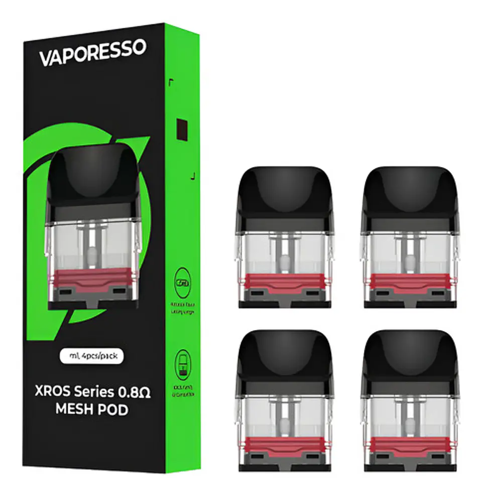 Resistencia Vaporesso Xros / Pack 4 Unidades 0.8ohms 1
