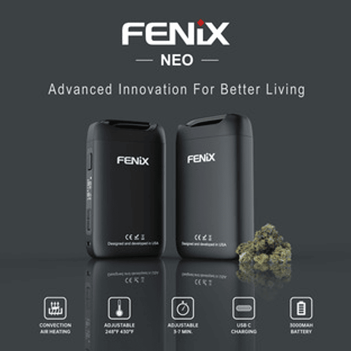 Vaporizador De Hierbas Fenix Neo | Camara Titanio | 3000mah 7