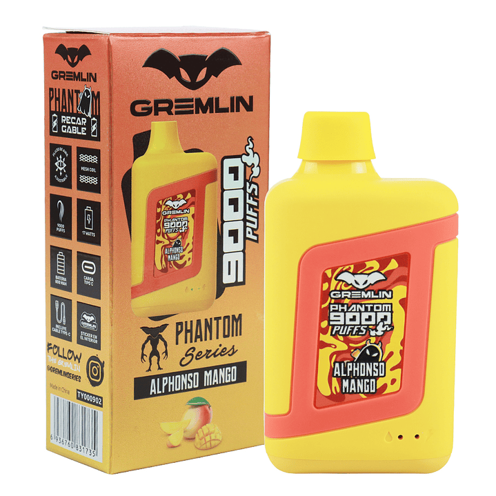 Vaporizador Desechable Gremlin Phantom 9000 Puffs  2