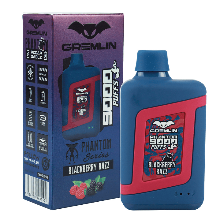 Vaporizador Desechable Gremlin Phantom 9000 Puffs  3