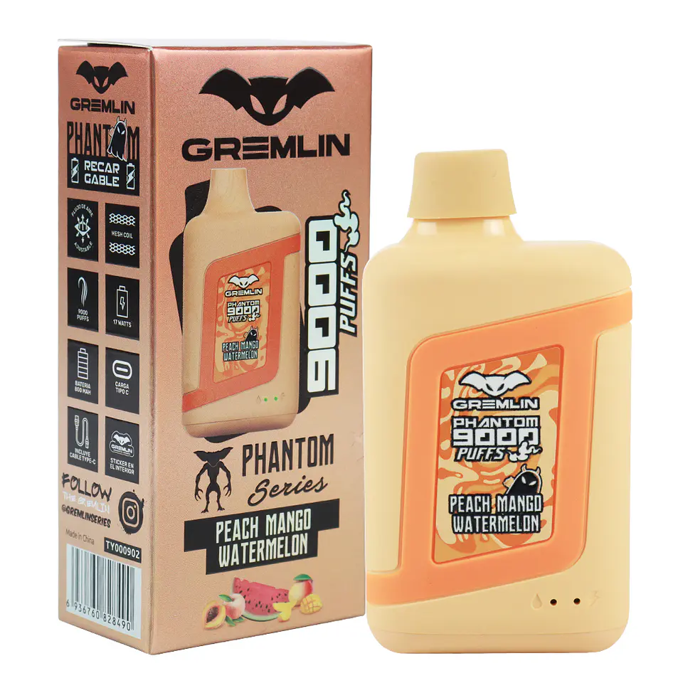 Vaporizador Desechable Gremlin Phantom 9000 Puffs  5