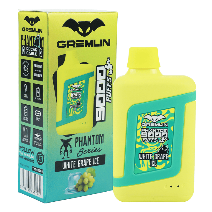 Vaporizador Desechable Gremlin Phantom 9000 Puffs  10