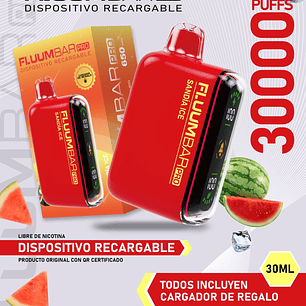 Fluumbar Pro 30.000, Vaporizador Desechable 