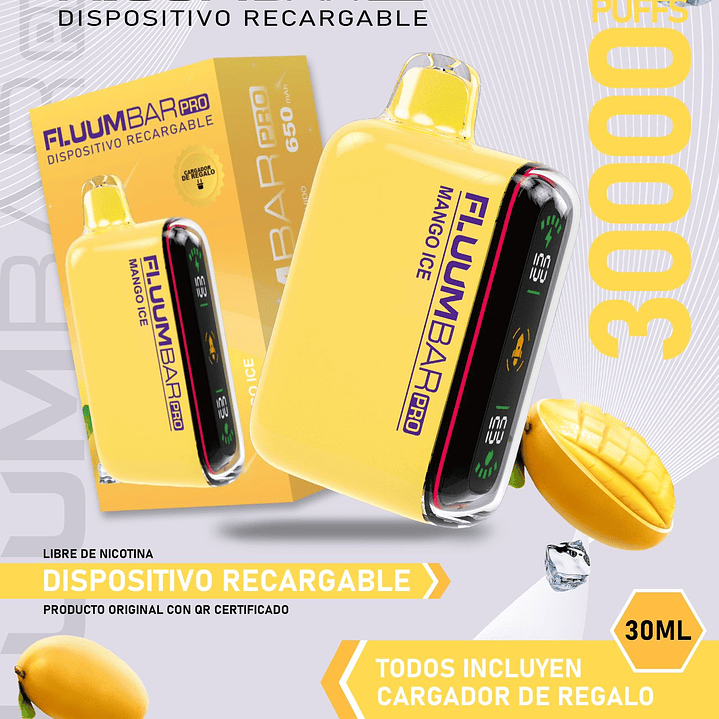 Fluumbar Pro 30.000, Vaporizador Desechable  7