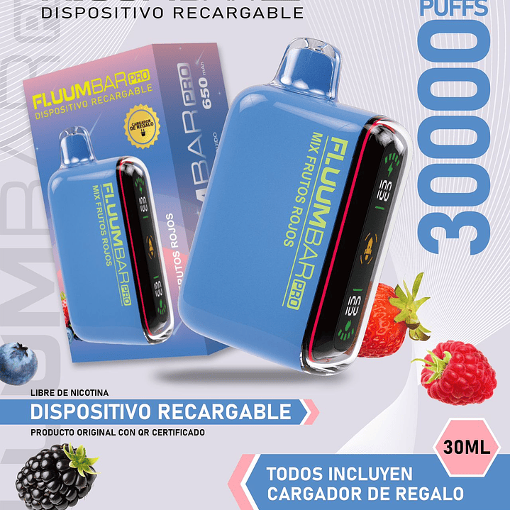 Fluumbar Pro 30.000, Vaporizador Desechable  8