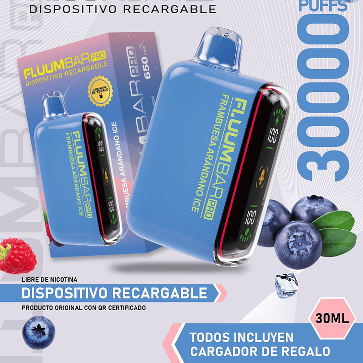 Fluumbar Pro 30.000, Vaporizador Desechable  9