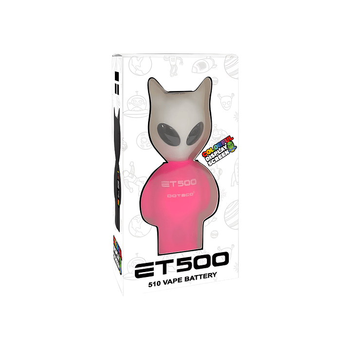 Vaporizador Bateria Alien Doteco Et500 Para Cartridges 510 9