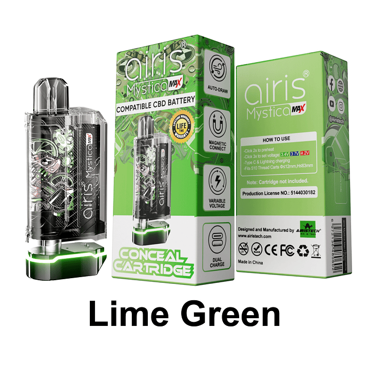 Vaporizador Bateria Airis Mystica Max Para Cartridges 510 2