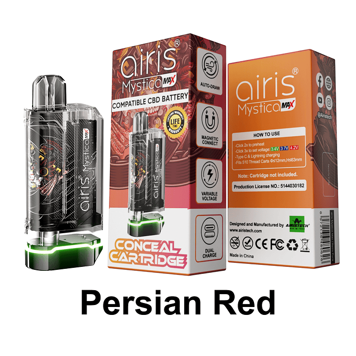 Vaporizador Bateria Airis Mystica Max Para Cartridges 510 5