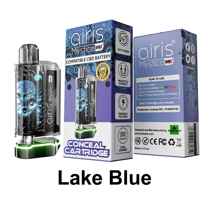 Vaporizador Bateria Airis Mystica Max Para Cartridges 510 6