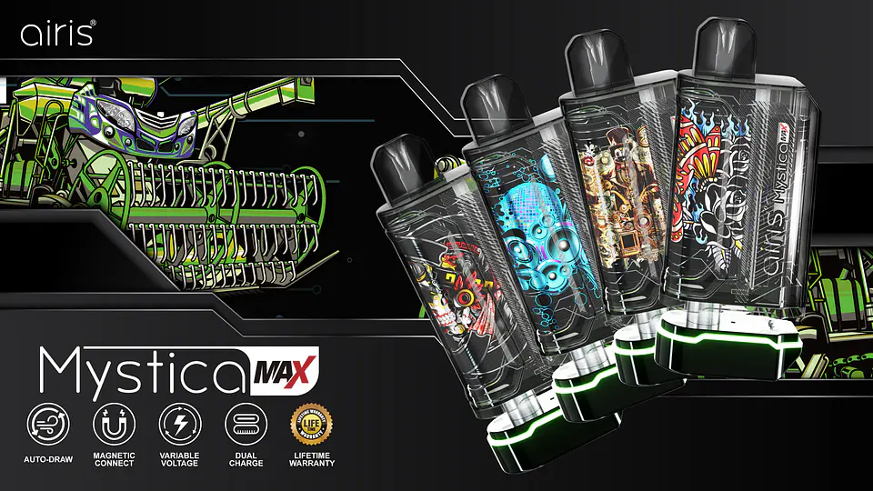 Vaporizador Bateria Airis Mystica Max Para Cartridges 510 7