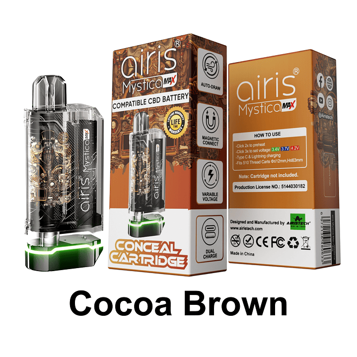 Vaporizador Bateria Airis Mystica Max Para Cartridges 510 11