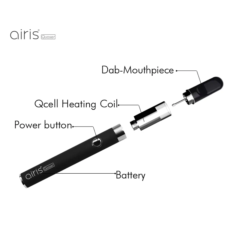 Vaporizador Airis Quaser - Rosin / Wax Rosca 510 - Airistech 5