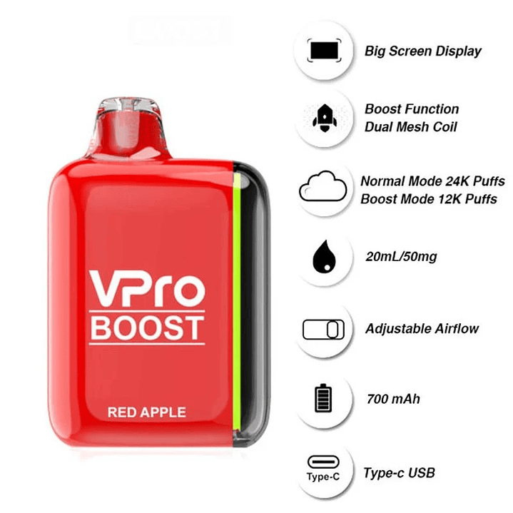 Vaper desechable VPRO 24.000 Puffs 4