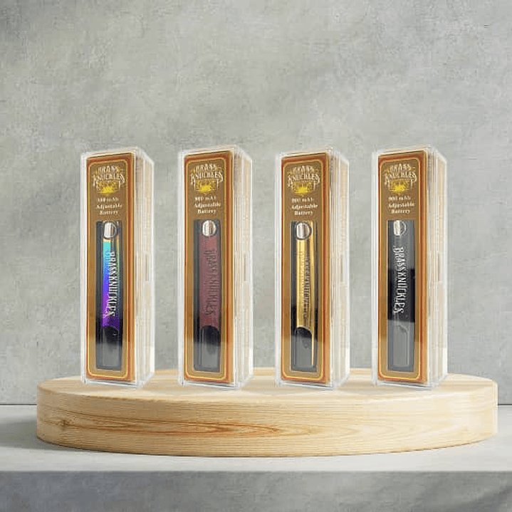 Vaporizador Premium Led Brass Knuckles 900mah Para Cartridge 2