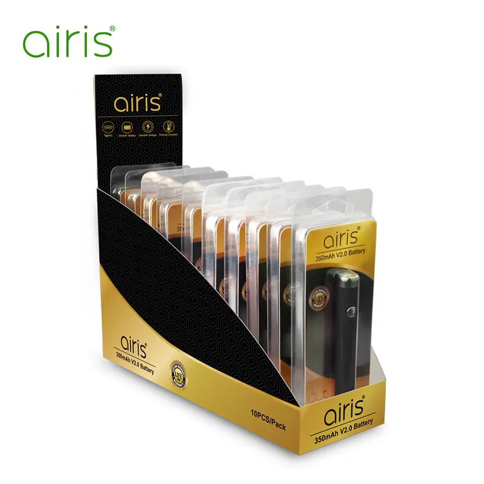 10 X Vaporizador Airis Vertex 2.0 Para Cartridges. 1