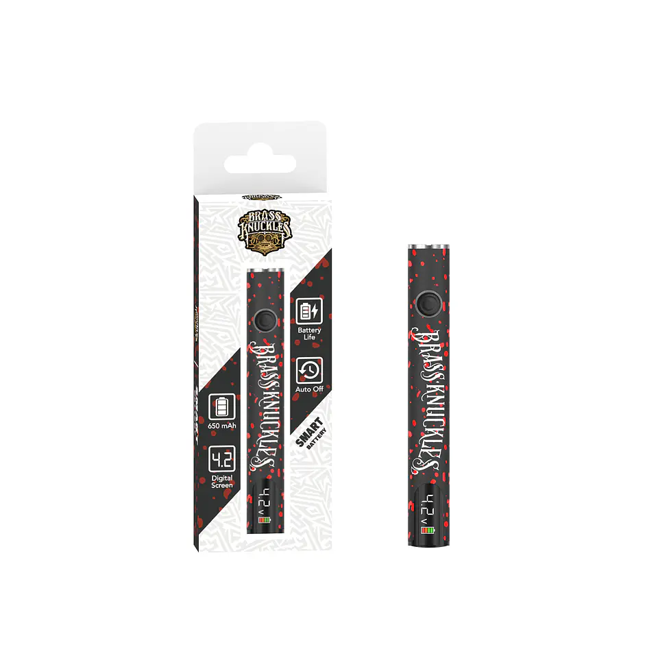 10 x Vaporizador Bateria Brass Knukles Smart Pro 650mah - Edicion Friendly 6