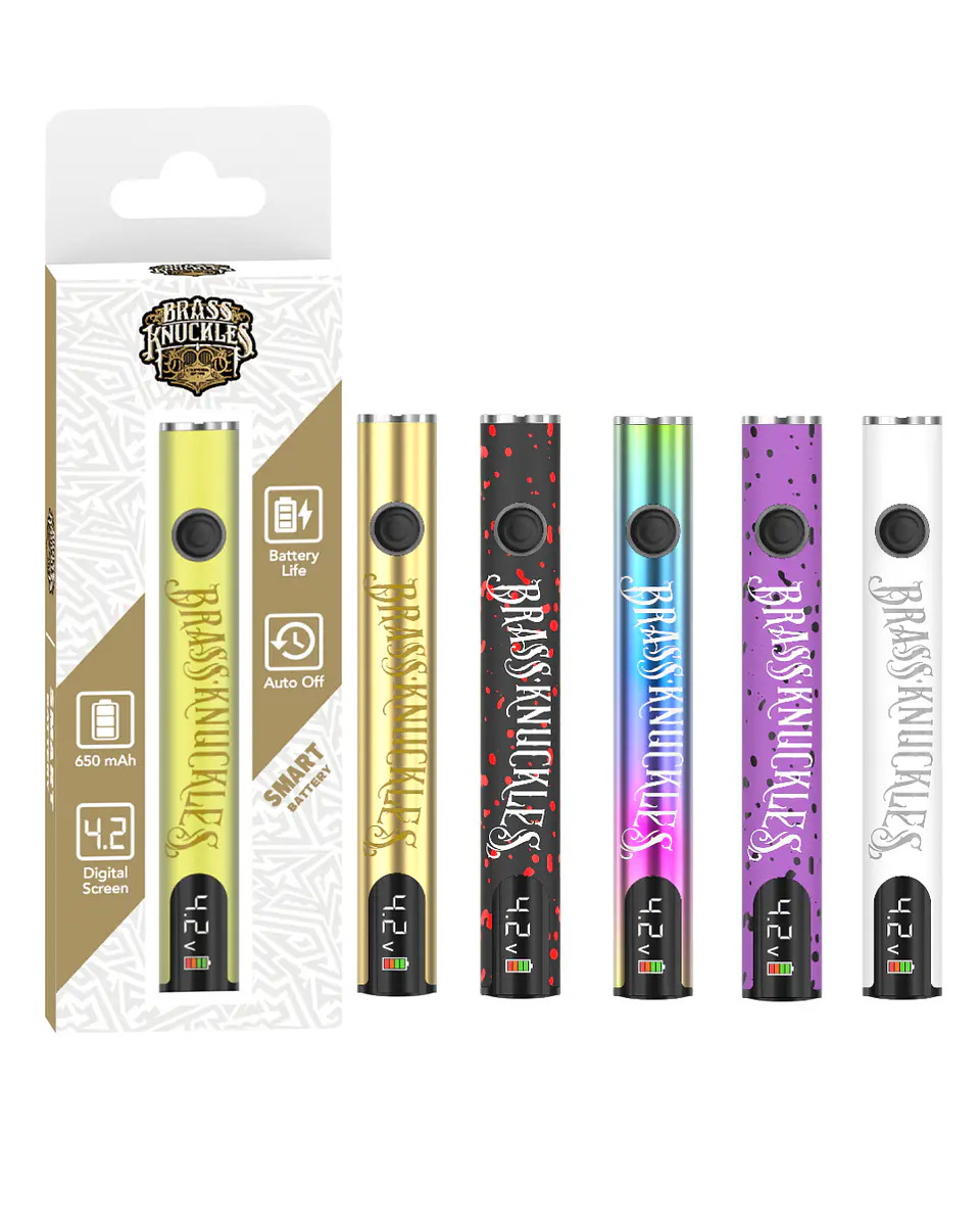 10 x Vaporizador Bateria Brass Knukles Smart Pro 650mah - Edicion Friendly 1