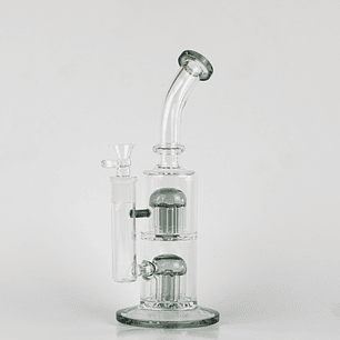 Bong Pyrex Doble Medusa 30CM