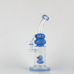 Bong Pyrex Unico | Blue Duck 30cm | + Quemador Gratis