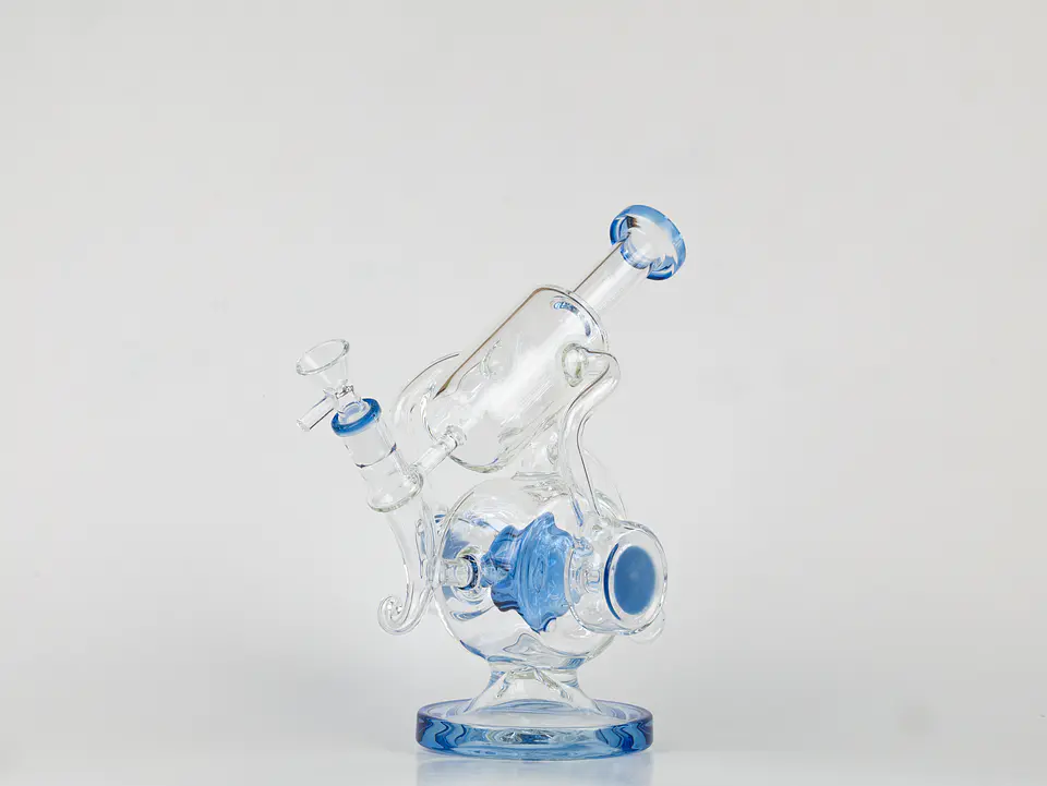 Bong de Culto #2 – Orb Blue Flow 25cm 800g 1