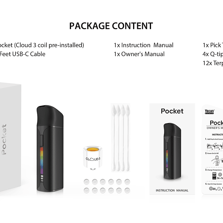 Vaporizador Extracciones Yocan Pocket  11