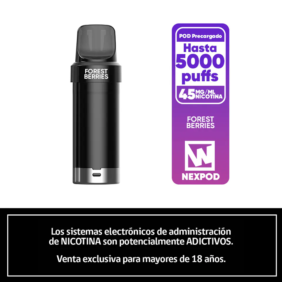 Wotofo Nexpod Cartucho Recarga 5000 Puffs  14