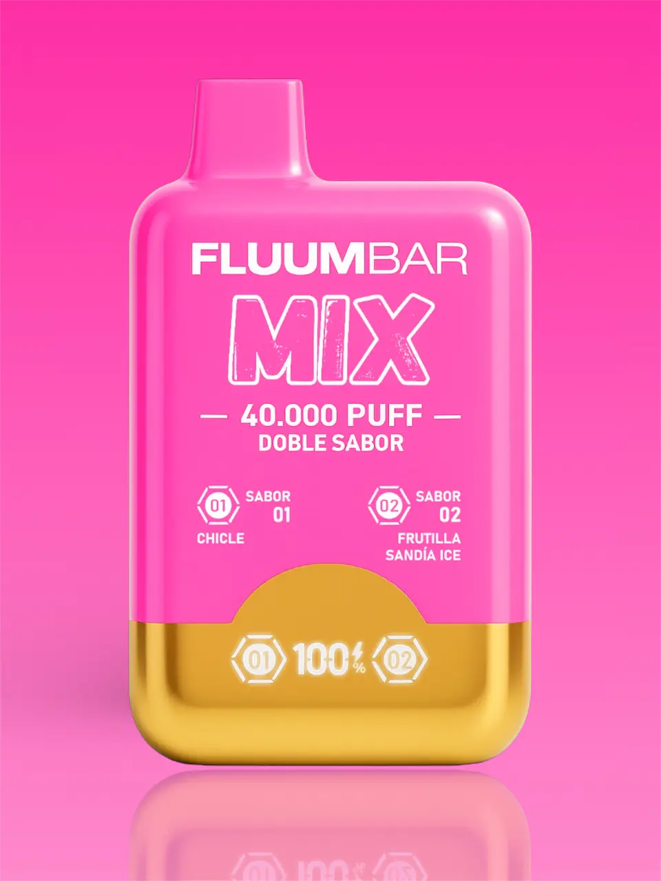 Vaporizador Fluumbar Mix 40.000 Puffs ( Doble Sabor )  4