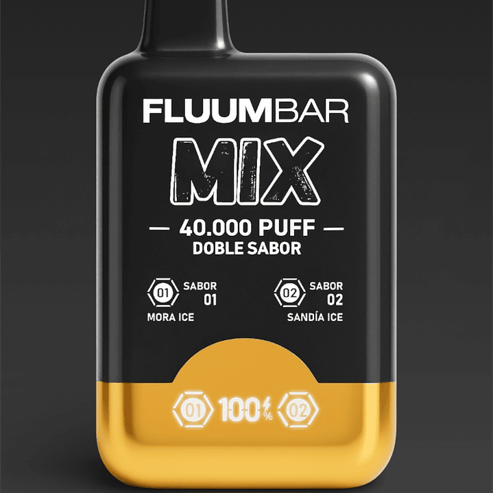 Vaporizador Fluumbar 40.000 Puffs ( Doble Sabor ) 9