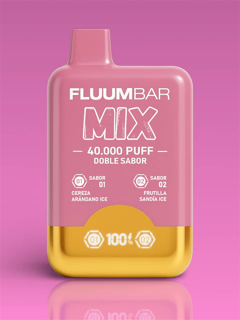 Vaporizador Fluumbar Mix 40.000 Puffs ( Doble Sabor ) 